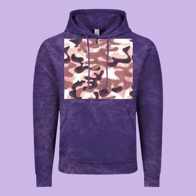 Milky Camouflage Vintage Hoodie Designed By Barkaloodesign