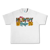 Lunar Rock Western Howdy Heifer With Charolais Cow Urban Heavy Tee - LillyAllenDesigns