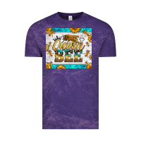Cloud Purple queen bee Vintage Tee - LillyAllenDesigns