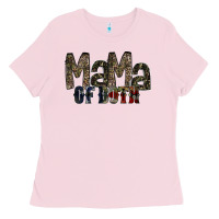 Bubblegum Pink mama of both Ladies Tee - RacoonDesign