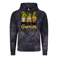 Cloud Black welcome gnomies sunflowers Vintage Hoodie - BarkalooDesign
