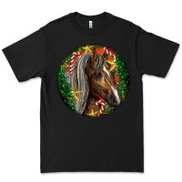 Black Tennessee Horse Christmas Premium Tee - LillyAllenDesigns