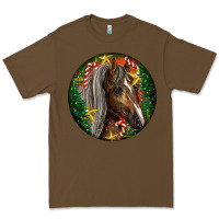 Cacao Tennessee Horse Christmas Premium Tee - LillyAllenDesigns