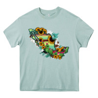 Arona Mexico Map Heavy Core Tee - RanaPortraitStore