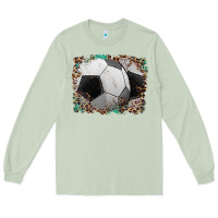 Matcha sports soccer background Long Sleeve Tee - Artiststas