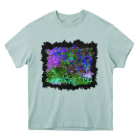 Halloween Skull And Leopard Background Heavy Core Tee | Teevron