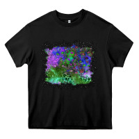 Black halloween skull and leopard background Heavy Core Tee - BundleAndBundleShop