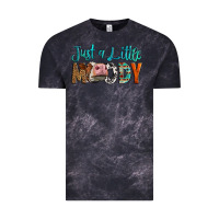 Cloud Black Western Just A Little Moody Cow Vintage Tee - LillyAllenDesigns