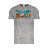 Cloud Rock Western Just A Little Moody Cow Vintage Tee - LillyAllenDesigns