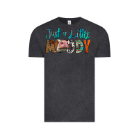 Vintage Black Western Just A Little Moody Cow Vintage Tee - LillyAllenDesigns