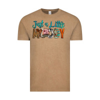 Vintage Coffee Western Just A Little Moody Cow Vintage Tee - LillyAllenDesigns