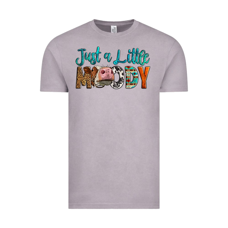 Western Just A Little Moody Cow Vintage Tee by LillyAllenDesigns | Teevron