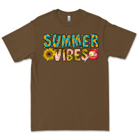 Cacao Summer Vibes Premium Tee - CowhideDigitalArt