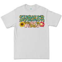 Dove Grey Summer Vibes Premium Tee - CowhideDigitalArt