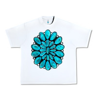 White turquoise gemstone jewelny Urban Heavy Tee - RanaPortraitStore