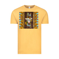 Vintage Mustard Western Baby Calf Mom Vintage Tee - LillyAllenDesigns