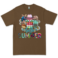 Cacao Hello Summer Premium Tee - CowhideDigitalArt