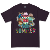 Plum Hello Summer Premium Tee - CowhideDigitalArt