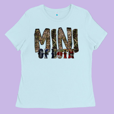 Mini Of Both Ladies Tee Designed By Racoondesign