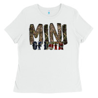 White mini of both Ladies Tee - RacoonDesign