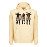 Pina Colada 3 sheeps suffolk ewe with bandana Premium Hoodie - BarkalooDesign