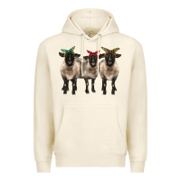 Tofu 3 sheeps suffolk ewe with bandana Premium Hoodie - BarkalooDesign