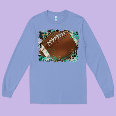 Sports Football Background Long Sleeve Tee Designed By Artiststas