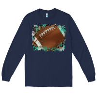 Navy sports football background Long Sleeve Tee - Artiststas