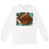 White sports football background Long Sleeve Tee - Artiststas