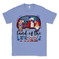Colony Blue land of the free caravan gnomies Classic Tee - BarkalooDesign