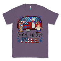 Lavender land of the free caravan gnomies Classic Tee - BarkalooDesign