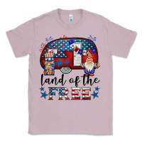 Lilac land of the free caravan gnomies Classic Tee - BarkalooDesign