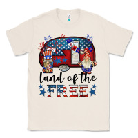 Natural land of the free caravan gnomies Classic Tee - BarkalooDesign