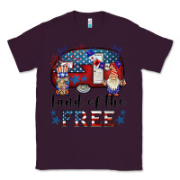 Plum land of the free caravan gnomies Classic Tee - BarkalooDesign