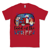 Red land of the free caravan gnomies Classic Tee - BarkalooDesign