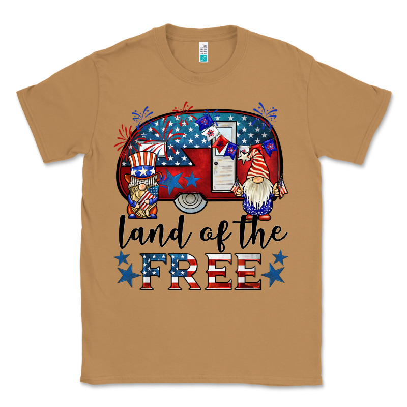 Land Of The Free Caravan Gnomies Classic Tee by BarkalooDesign | Teevron