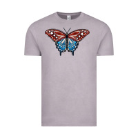 Vintage Zinc Patriotic American Butterfly Vintage Tee - LillyAllenDesigns