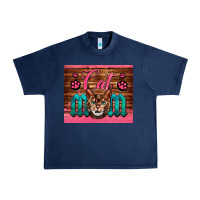 Navy Western Cat Mom Urban Heavy Tee - LillyAllenDesigns