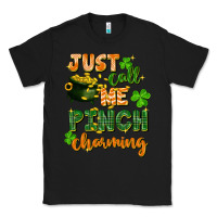 Black Just call me pinch charming St. Patricks Day Classic Tee - FaDigitalArtStudio