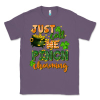 Lavender Just call me pinch charming St. Patricks Day Classic Tee - FaDigitalArtStudio