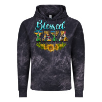 Cloud Black blessed yaya Vintage Hoodie - BarkalooDesign