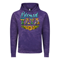 Cloud Purple blessed yaya Vintage Hoodie - BarkalooDesign