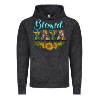 Vintage Black blessed yaya Vintage Hoodie - BarkalooDesign