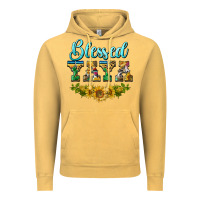 Vintage Mustard blessed yaya Vintage Hoodie - BarkalooDesign