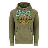Vintage Olive blessed yaya Vintage Hoodie - BarkalooDesign