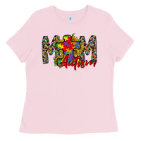Bubblegum Pink mom autism 2 Ladies Tee - RacoonDesign
