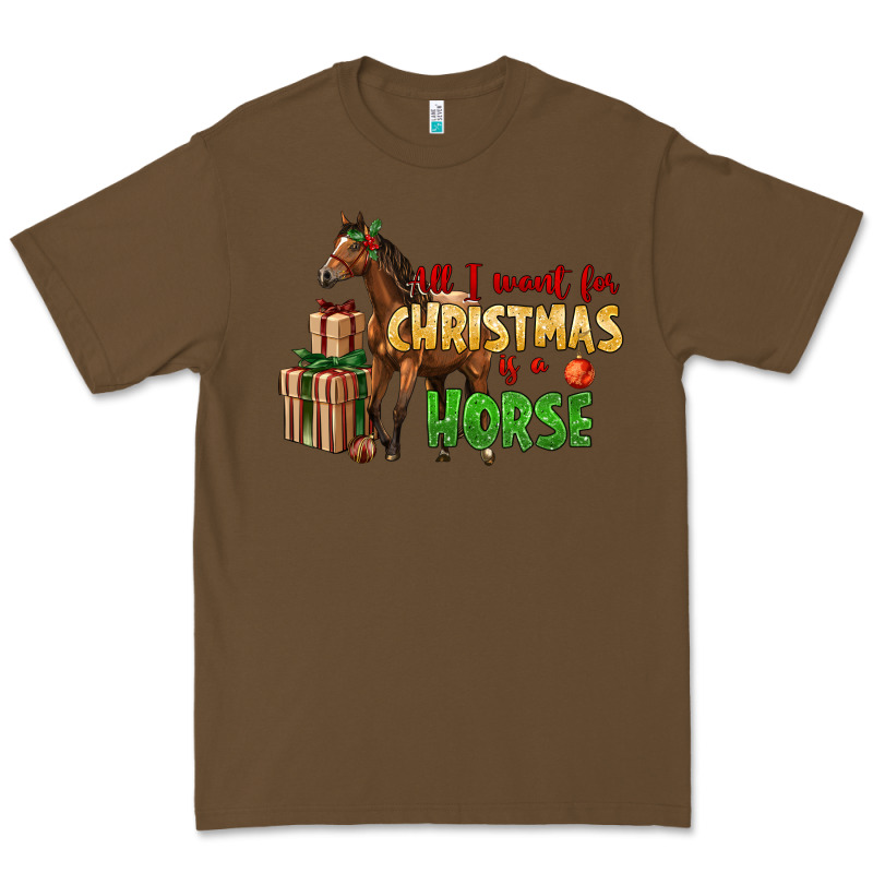 All I Want For Christmas Is A Horse Premium Tee by LillyAllenDesigns | Teevron