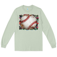 Matcha sports baseball background Long Sleeve Tee - Artiststas