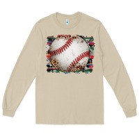 Mushroom sports baseball background Long Sleeve Tee - Artiststas