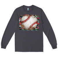 Smoke sports baseball background Long Sleeve Tee - Artiststas